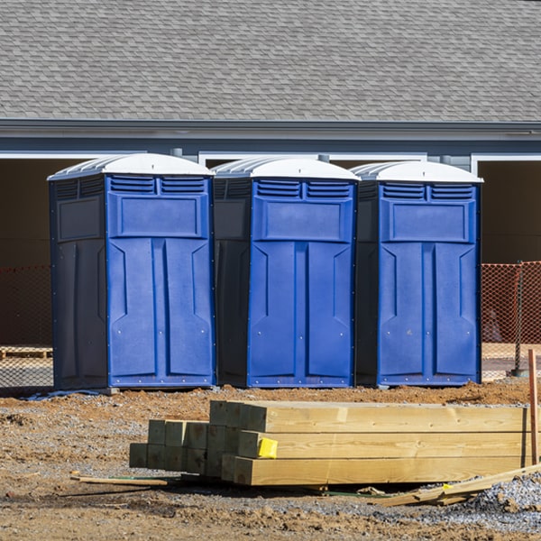 is there a specific order in which to place multiple porta potties in Lower Alsace Pennsylvania